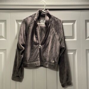 Hollister cropped super soft jacket